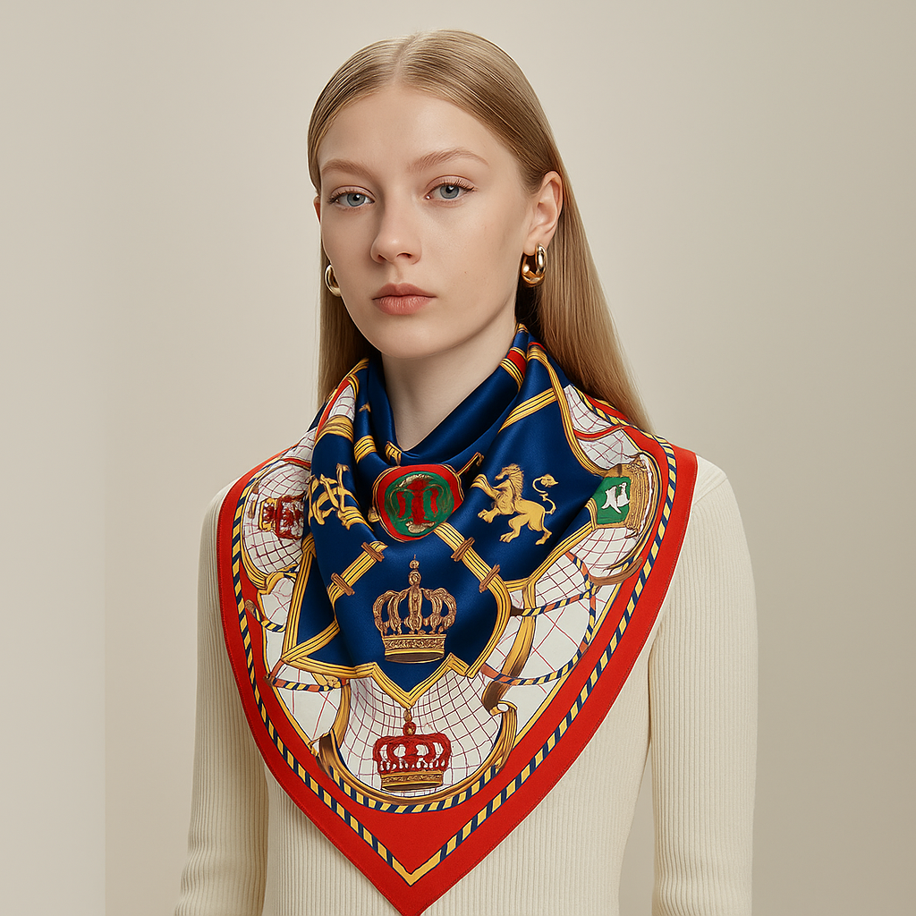 Vends grand châle, paréo, foulard en soie.